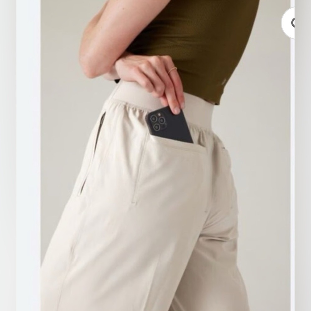 ATHLETA LIGHT BEIGE PANTS - Picture 6 of 6